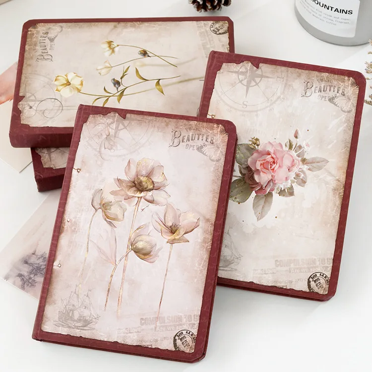 Vintage Design The Flowers Series Hardcover Retro Notebook 13*19cm Blank Paper 260P Creative Sketchbook Journal Gift
Vintage Design The Flowers Series Hardcover Retro Notebook 13*19cm Blank Paper 260P Creative Sketchbook Journal Gift
