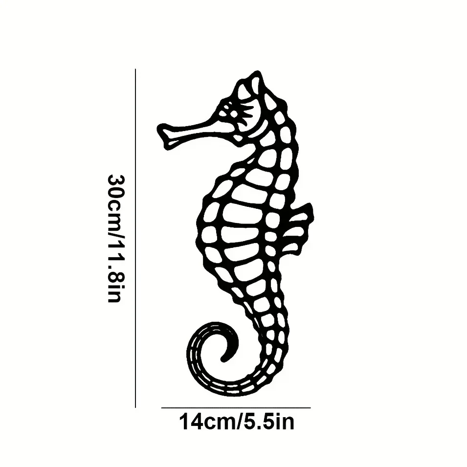 CIFBUY Decoration Seahorse Coastal Ocean Beach Metal Wall Hanging Art Interior Decoration Home Wall Mounted Decoration Iron Craf
CIFBUY Decoration Seahorse Coastal Ocean Beach Metal Wall Hanging Art Interior Decoration Home Wall Mounted Decoration Iron Craf