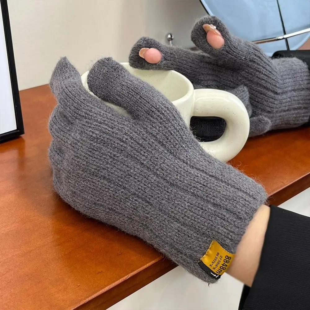 Full Finger Women Men Gloves Casual Thicken Windproof Touch Screen Gloves Winter Warm Outdoor Cycling Knitted Gloves
Full Finger Women Men Gloves Casual Thicken Windproof Touch Screen Gloves Winter Warm Outdoor Cycling Knitted Gloves