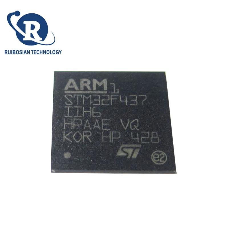 Микроконтроллер STM32F437IIH6 BGA176, оригинальный чип 
Микроконтроллер STM32F437IIH6 BGA176, оригинальный чип