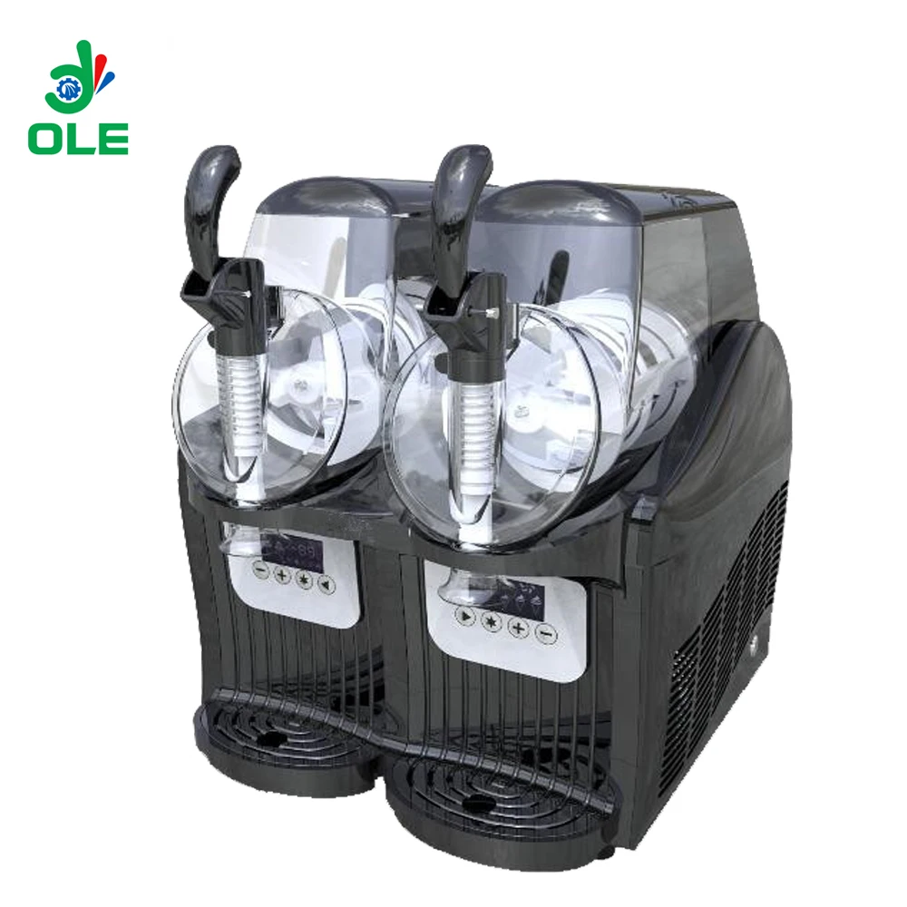 2*2.5 Liters Two Flavor Ice Slush Machine Commercial Frozen Drink Slush Machine
2*2.5 Liters Two Flavor Ice Slush Machine Commercial Frozen Drink Slush Machine