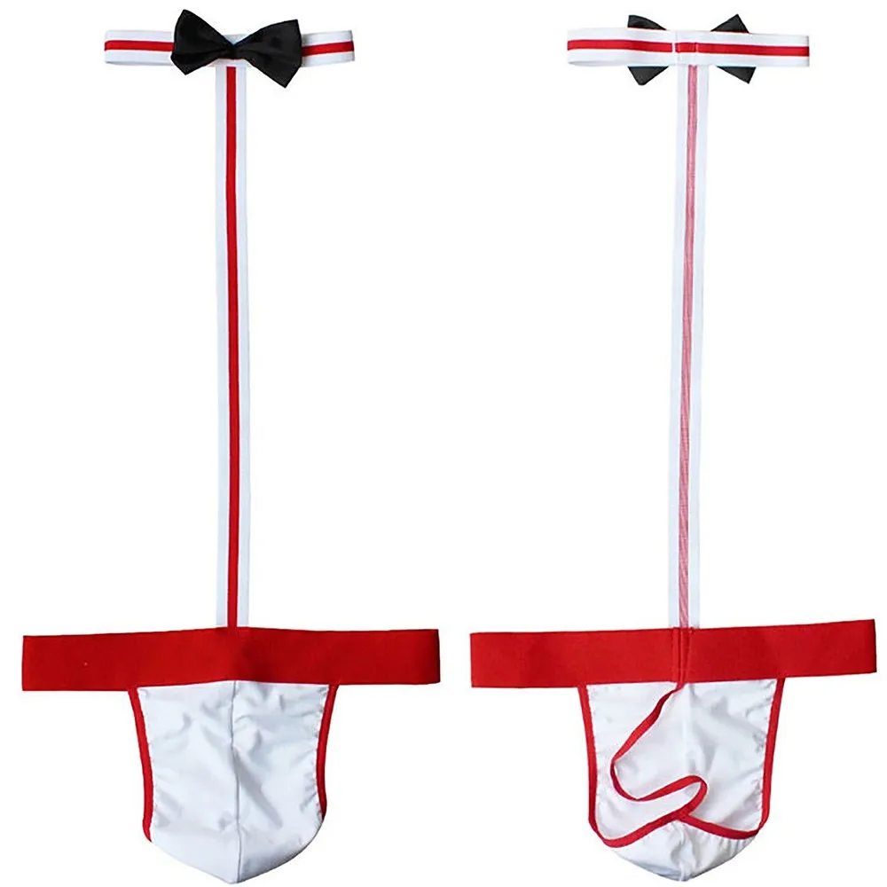 Sexy Mens Elastic Thongs Ultra Thin G-string Bodysuit Low Rise Underwear Waiter Costume Lingerie Pouch Sissy Jock Strap Panties
Sexy Mens Elastic Thongs Ultra Thin G-string Bodysuit Low Rise Underwear Waiter Costume Lingerie Pouch Sissy Jock Strap Panties