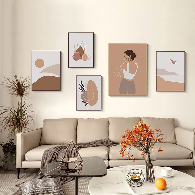 Modern Simple Brush Abstract Painting, Sunrise Poster, Printed Canvas Painting, Plant Mural, Modern Simple Small Fresh Bedroom H
Modern Simple Brush Abstract Painting, Sunrise Poster, Printed Canvas Painting, Plant Mural, Modern Simple Small Fresh Bedroom H