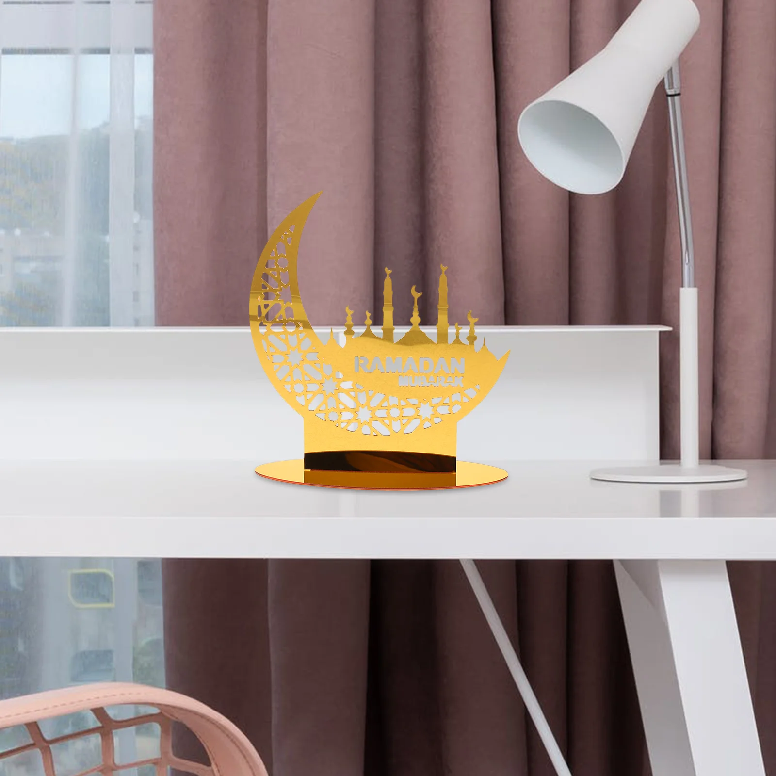 Eid Al-Fitr Crescent Moon Ethnic Style Acrylic Mirror Table Holiday Ornaments Home Decoration (bt257 Double-sided Gold) Signs
Eid Al-Fitr Crescent Moon Ethnic Style Acrylic Mirror Table Holiday Ornaments Home Decoration (bt257 Double-sided Gold) Signs