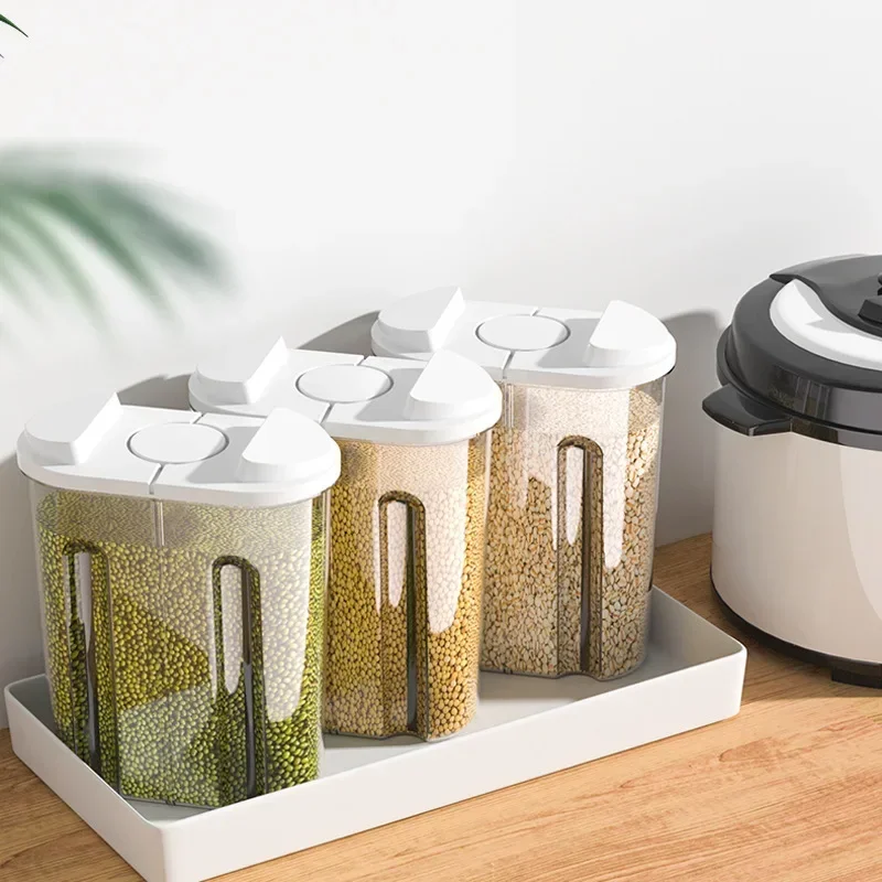 Kitchen Grains Storage Box Household Large Capacity Food Seal Storage Jar Multi-purpose Double Snap Bug-proof Design
Kitchen Grains Storage Box Household Large Capacity Food Seal Storage Jar Multi-purpose Double Snap Bug-proof Design