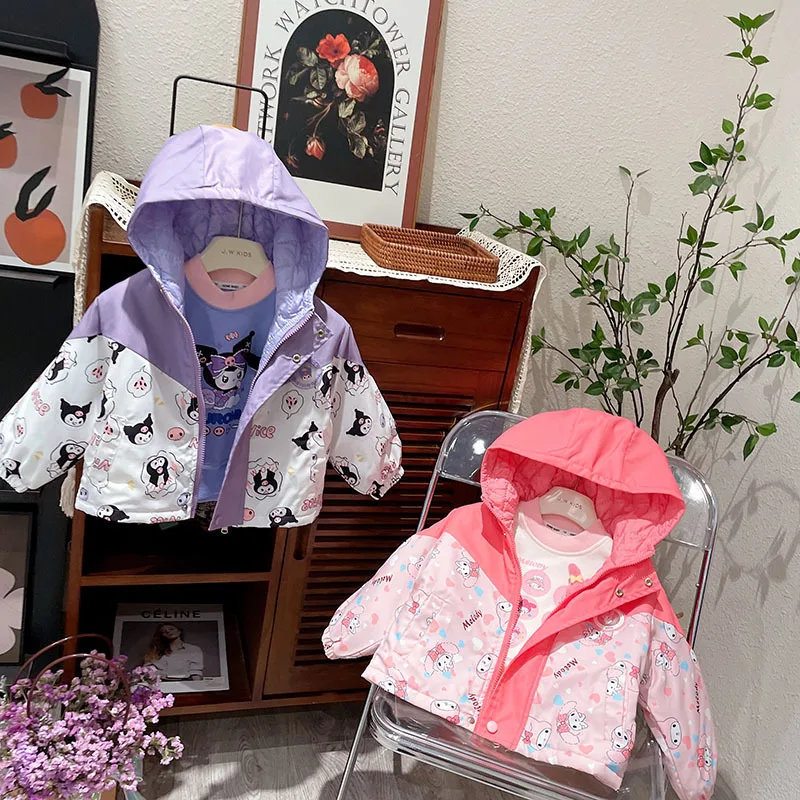 Y2K Kawaii Sanrio Anime Jacket My Melody Children Hooded Sweatshirts Cartoon Kuromi Boys Girls Zip Up Coats Baby Outing Clothes
Y2K Kawaii Sanrio Anime Jacket My Melody Children Hooded Sweatshirts Cartoon Kuromi Boys Girls Zip Up Coats Baby Outing Clothes