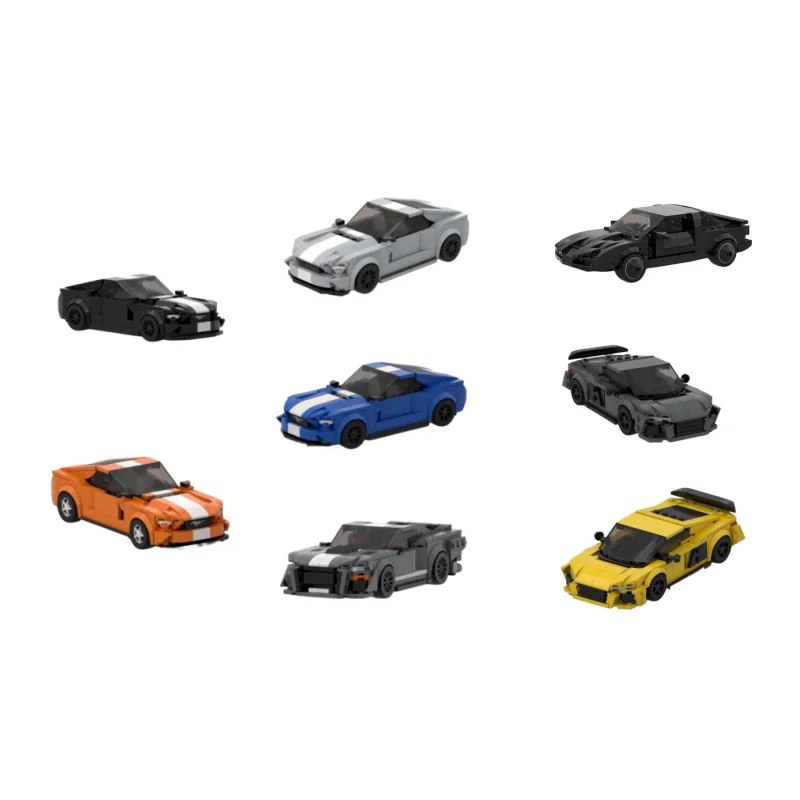 

MOC Knight Rider K.I.T.T Speed Champions Super Sports Cars Building Blocks Bricks Set Kids Toys Gifts For Boys Assemble Bricks