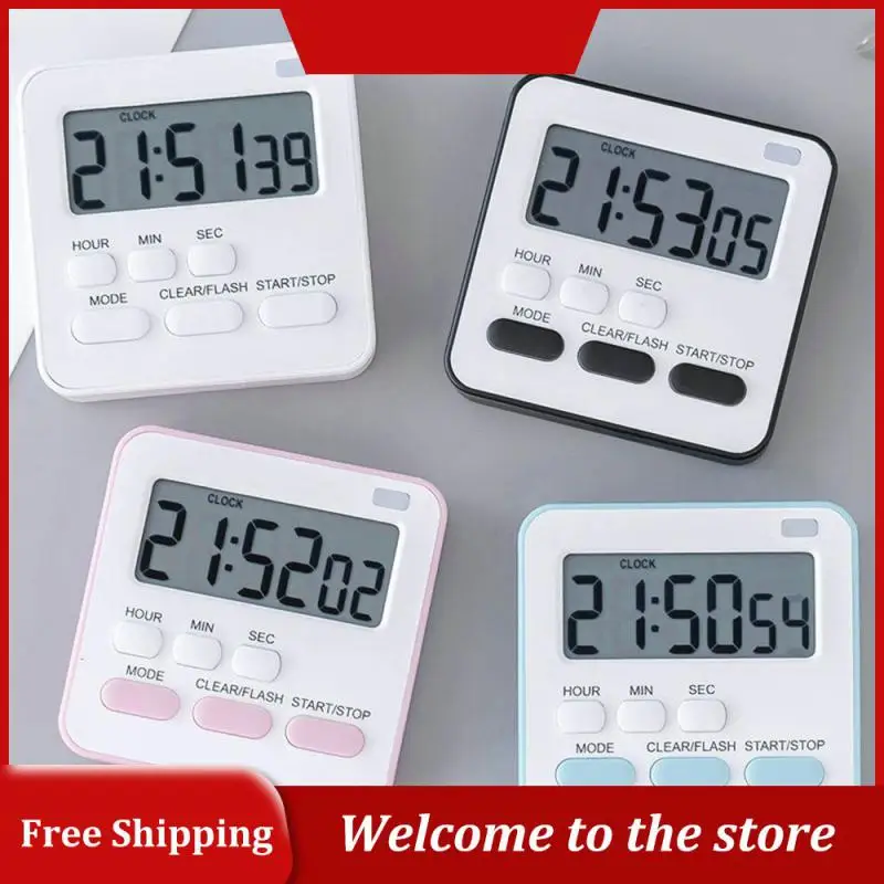 

Countdown Learning Memory Function Home Supplies Lcd Timer Digital Display Beautiful Appearance Kitchen Tools Alarm Clock Timer