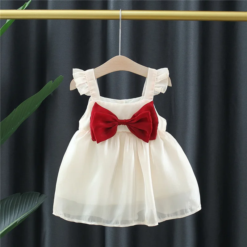 2022 Summer Girls Solid Sleeveless Ruffles Princess Party Sundress Cute Bow Baby Pleated Dress Kids Clothes Vestidos
2022 Summer Girls Solid Sleeveless Ruffles Princess Party Sundress Cute Bow Baby Pleated Dress Kids Clothes Vestidos