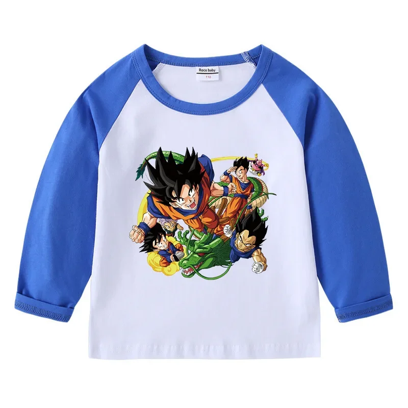 2023 Dragon Ball Spring and Autumn Children's Cotton Raglan T-shirt Round Neck Long-sleeved Top Bottoming Shirt Boy Baby T-shirt
2023 Dragon Ball Spring and Autumn Children's Cotton Raglan T-shirt Round Neck Long-sleeved Top Bottoming Shirt Boy Baby T-shirt