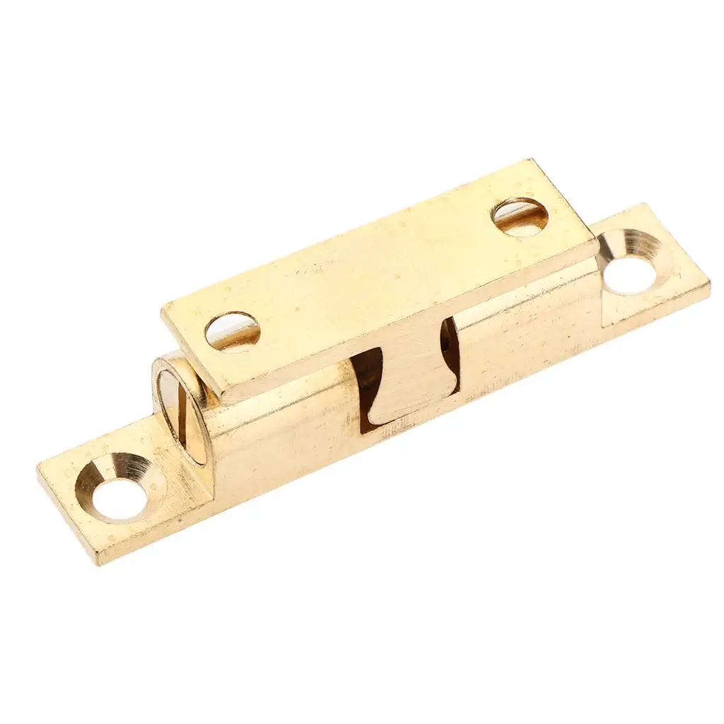60mm/2.36inch Long Solid Copper Double Ball Roller Catch Latch for Furniture Cabinet Door Drawer Cupboard Gold Tone
60mm/2.36inch Long Solid Copper Double Ball Roller Catch Latch for Furniture Cabinet Door Drawer Cupboard Gold Tone