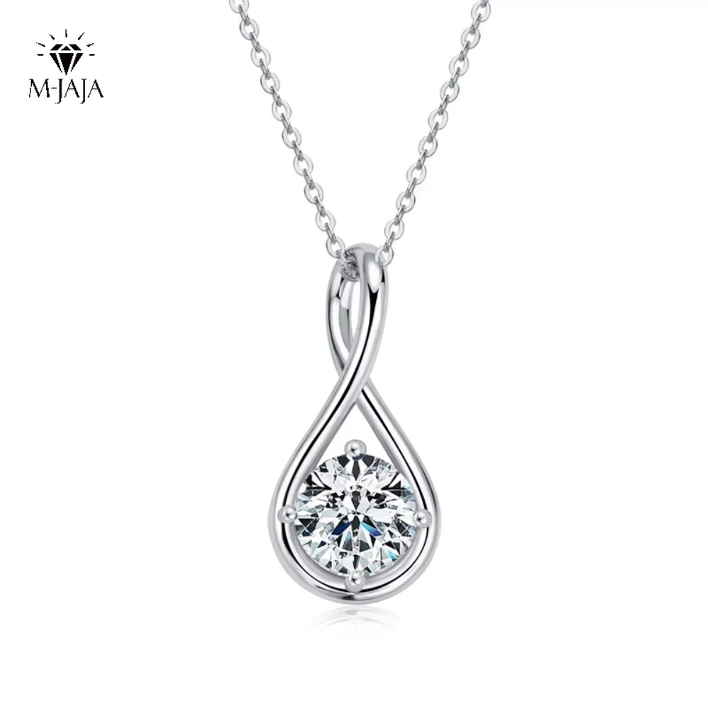 M-JAJA Real Moissanite Gemstone Women Necklace Pendent 925 Sterling Silver VVSI 8MM Round Cut Fine Jewelry with GRA Wholesale
M-JAJA Real Moissanite Gemstone Women Necklace Pendent 925 Sterling Silver VVSI 8MM Round Cut Fine Jewelry with GRA Wholesale