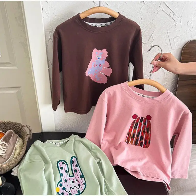 2023 Autumn New Children Long Sleeve T Shirts Baby Boys Girls Cartoon Print Casual Tees Versatile Bottoming Tops Kids Clothes
2023 Autumn New Children Long Sleeve T Shirts Baby Boys Girls Cartoon Print Casual Tees Versatile Bottoming Tops Kids Clothes
