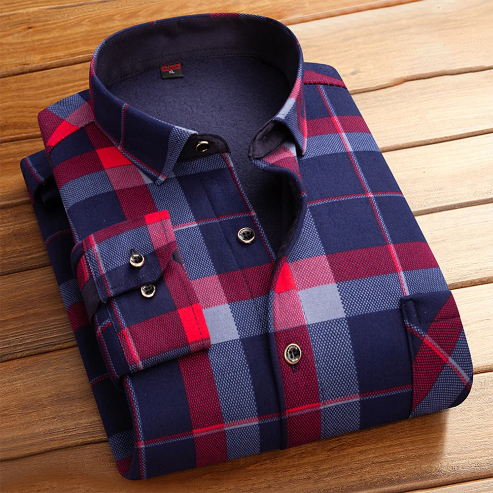 Plaid Flannel Mens Shirt Shirt Cotton Padded Fleece Lined Jacket L~4XL Plus Size Breathable Button Down Casual
Plaid Flannel Mens Shirt Shirt Cotton Padded Fleece Lined Jacket L~4XL Plus Size Breathable Button Down Casual