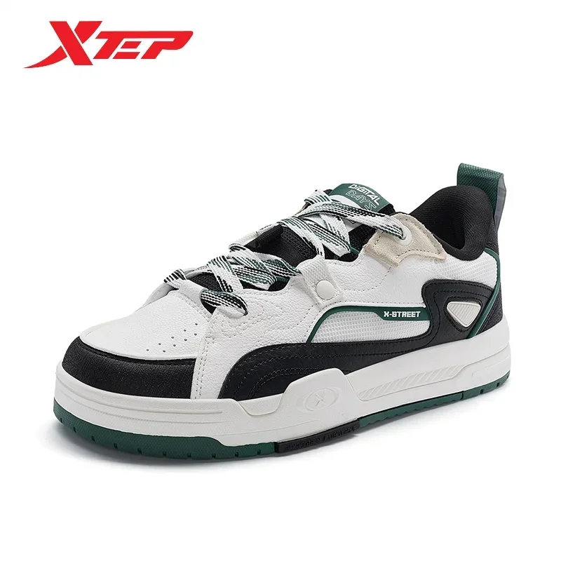 2024Xtep Skateboarding Shoes Men Leather 2023 New Style Retro Sport Shoes Wear-Resistant Shock Absorption Sneakers
2024Xtep Skateboarding Shoes Men Leather 2023 New Style Retro Sport Shoes Wear-Resistant Shock Absorption Sneakers