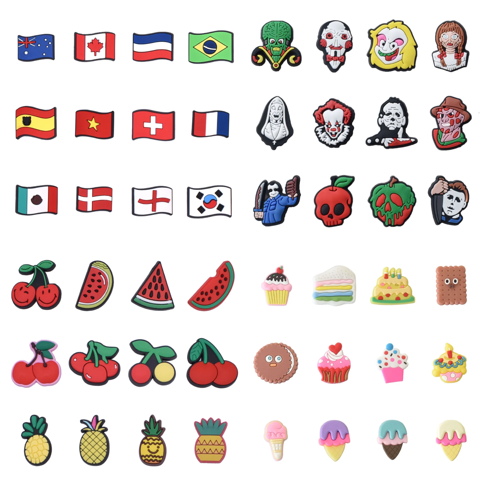 Подвески для обуви, аксессуары, подходят для Crocs, распродажа, 1 шт., украшения, Пряжка из ПВХ для детей, для вечеринки, рождественские подарки, булавки, костюм
Подвески для обуви, аксессуары, подходят для Crocs, распродажа, 1 шт., украшения, Пряжка из ПВХ для детей, для вечеринки, рождественские подарки, булавки, костюм