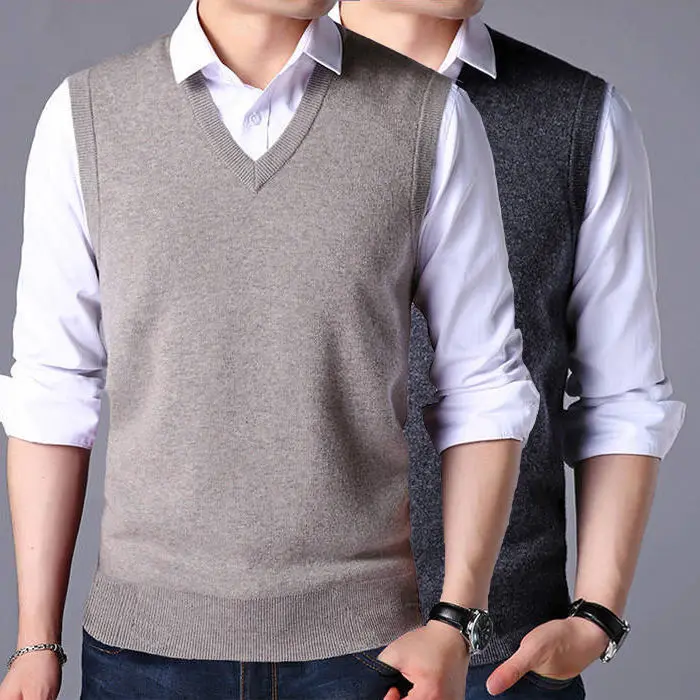 Vest Men Fashion Retro Casual V-neck Sweater Vest Men Streetwear Korean Loose Knit Vest Sweater Pullover Mens Clothes R112
Vest Men Fashion Retro Casual V-neck Sweater Vest Men Streetwear Korean Loose Knit Vest Sweater Pullover Mens Clothes R112