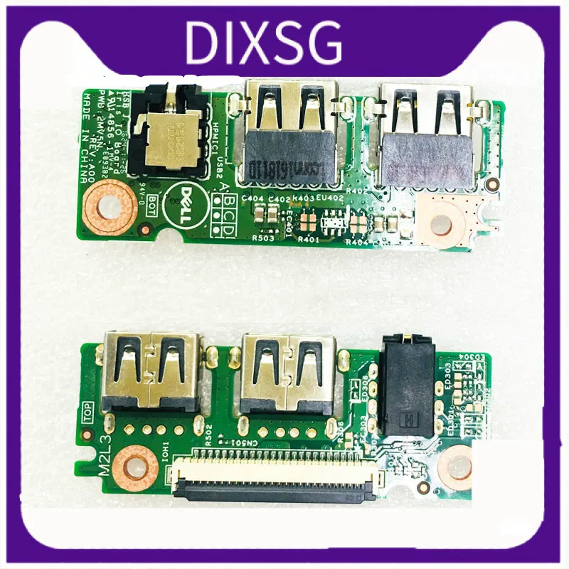 Новая оригинальная плата аудиопортов USB для Dell Inspiron 15 3000 3552 Series,P/N T94X4 2MV5N
Новая оригинальная плата аудиопортов USB для Dell Inspiron 15 3000 3552 Series,P/N T94X4 2MV5N