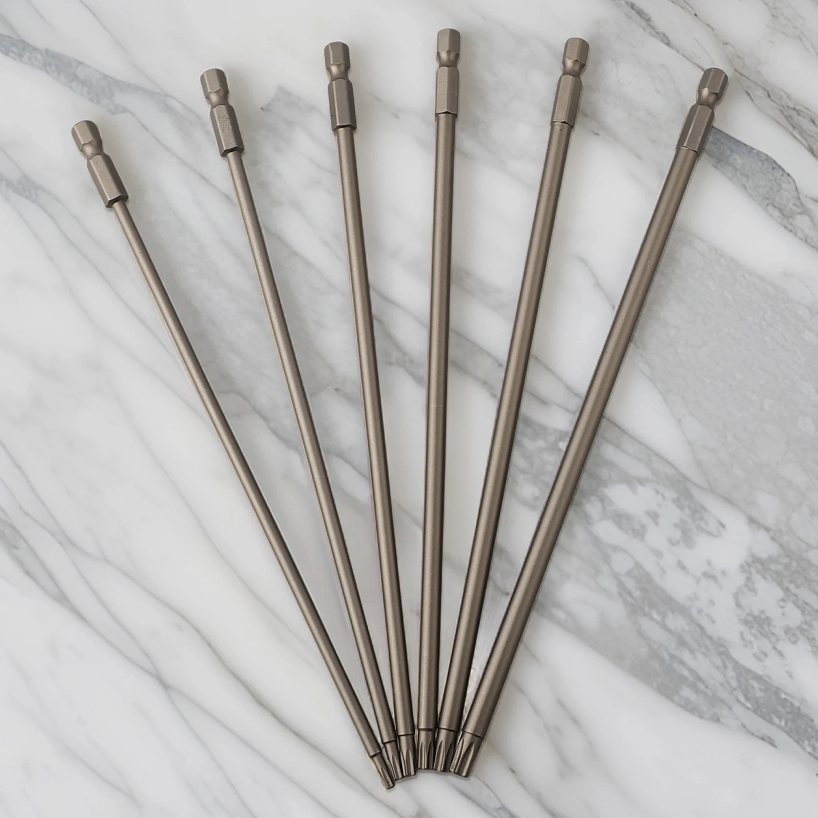 150mm Long Cross Screwdriver Bits 6Pcs Carpentry Hex Head Household Magnetic Parts Power Silver Tool Accessories
150mm Long Cross Screwdriver Bits 6Pcs Carpentry Hex Head Household Magnetic Parts Power Silver Tool Accessories