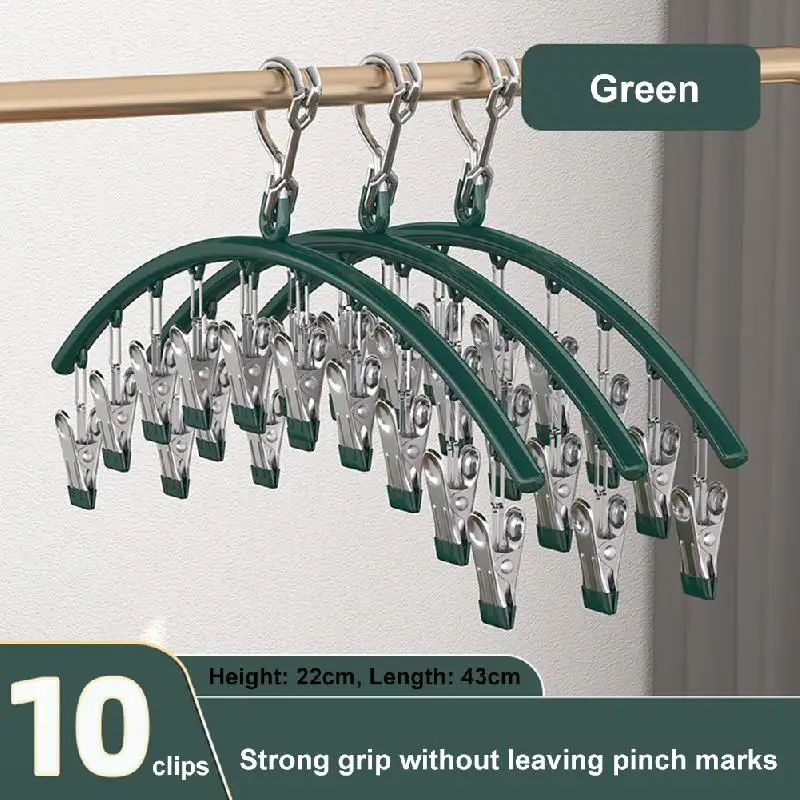 Camping Clothes Hanger with 10 Clips Stainless Steel Laundry Drying Rack Windproof Sock Hanger Clip for Drying Bras Towel
Camping Clothes Hanger with 10 Clips Stainless Steel Laundry Drying Rack Windproof Sock Hanger Clip for Drying Bras Towel