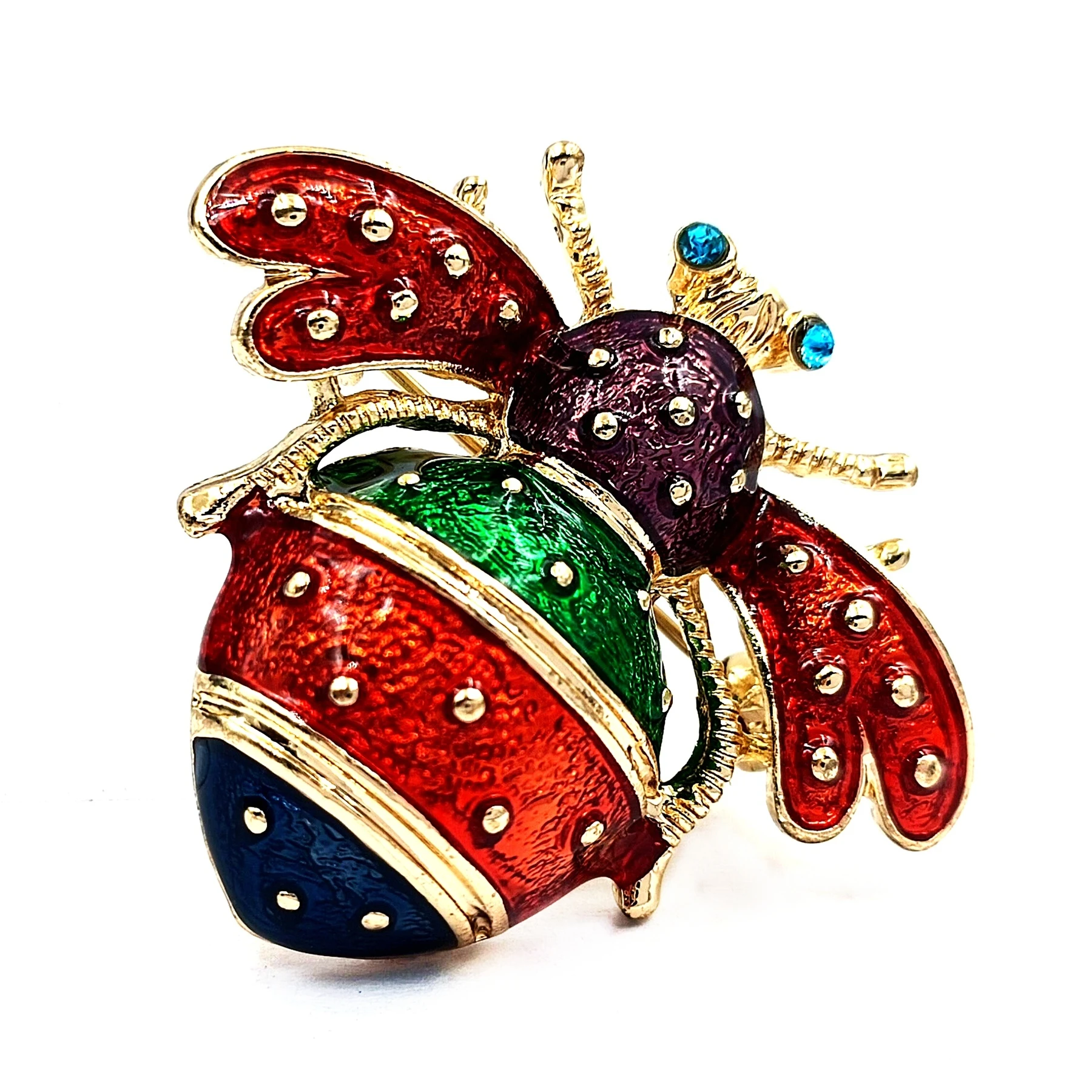 Brilliant Vintage Brown Green Blue Red Enamel Bubble Bee Pins for Women Festival Birthday Back to School Halloween Accessory
Brilliant Vintage Brown Green Blue Red Enamel Bubble Bee Pins for Women Festival Birthday Back to School Halloween Accessory