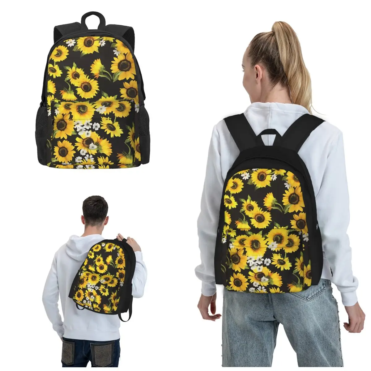 Стильные рюкзаки Sunflower для городских исследователей, растушевка, модная и функциональная Повседневная дорожная сумка, прочная сумка для книг
Стильные рюкзаки Sunflower для городских исследователей, растушевка, модная и функциональная Повседневная дорожная сумка, прочная сумка для книг