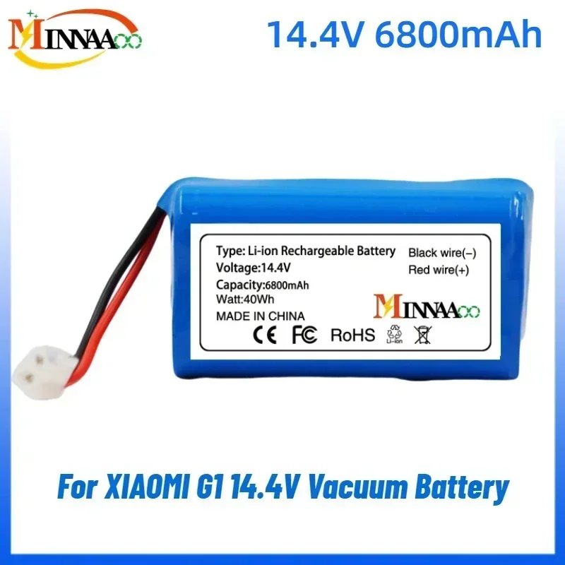 100% Original 14.8V 3500mAh Li-ion Battery For Xiaomi G1 MI Robot Vacuum-Mop Essential MJSTG1 Robot Vacuum Cleaner Accessories
100% Original 14.8V 3500mAh Li-ion Battery For Xiaomi G1 MI Robot Vacuum-Mop Essential MJSTG1 Robot Vacuum Cleaner Accessories