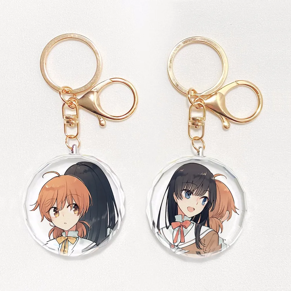 

Anime Bloom Into You Koito Yuu Transparent Keychain Cosplay Acrylic Figure Keyring 4667 Kids Collection Toy