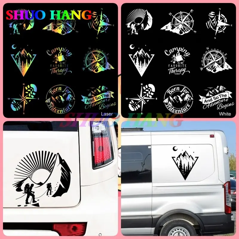 Styles Adventure Explore Camping Sports Compass Car Sticker Wrap Vinyl Mountain Car-Styling Auto Engine Cover Door Window
Styles Adventure Explore Camping Sports Compass Car Sticker Wrap Vinyl Mountain Car-Styling Auto Engine Cover Door Window