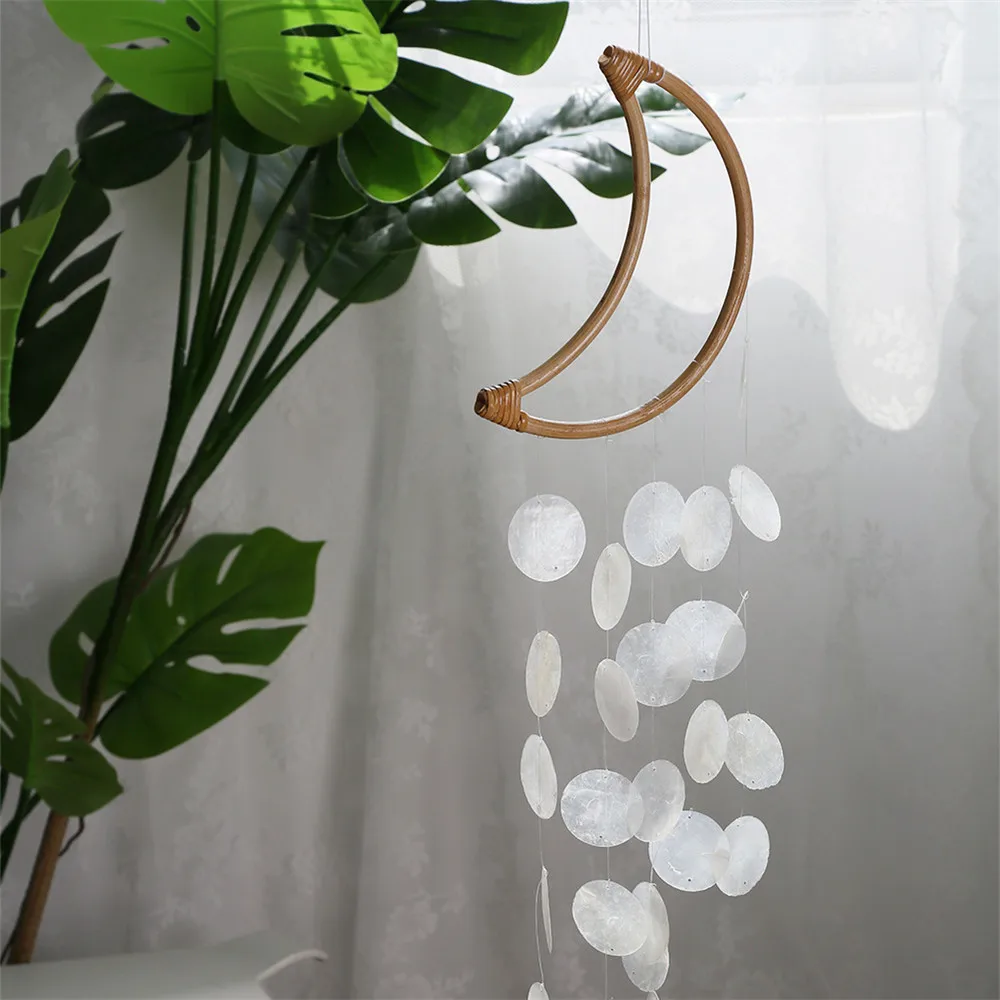 Handmade Shell Wind Chimes Moon Wind Chimes Sympathy Wind Chimes Gifts for Garden Yard Hanging Indoor Home Hanging Decor
Handmade Shell Wind Chimes Moon Wind Chimes Sympathy Wind Chimes Gifts for Garden Yard Hanging Indoor Home Hanging Decor