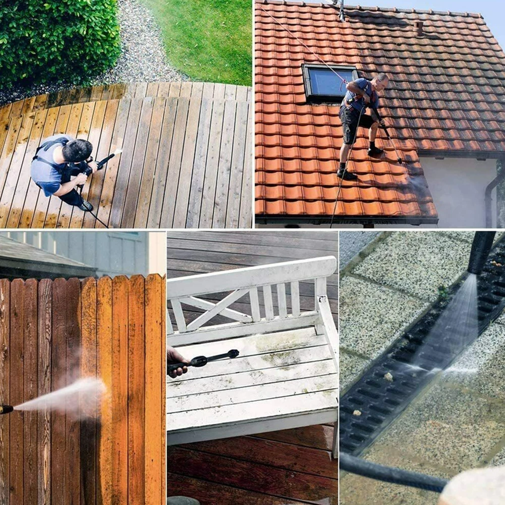 Pressure Washers Turbo Nozzle Rotating 3600PSI Accessories Black Fitting High Pressure Quick Connect Rotary Sprinkler
Pressure Washers Turbo Nozzle Rotating 3600PSI Accessories Black Fitting High Pressure Quick Connect Rotary Sprinkler