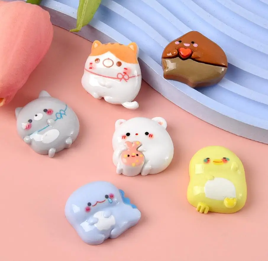 100 милые кавайные Мультяшные украшения из смолы с плоской задней стороной, самодельные Украшения для скрапбукинга, аксессуары для изготовления ювелирных изделий 
100 милые кавайные Мультяшные украшения из смолы с плоской задней стороной, самодельные Украшения для скрапбукинга, аксессуары для изготовления ювелирных изделий