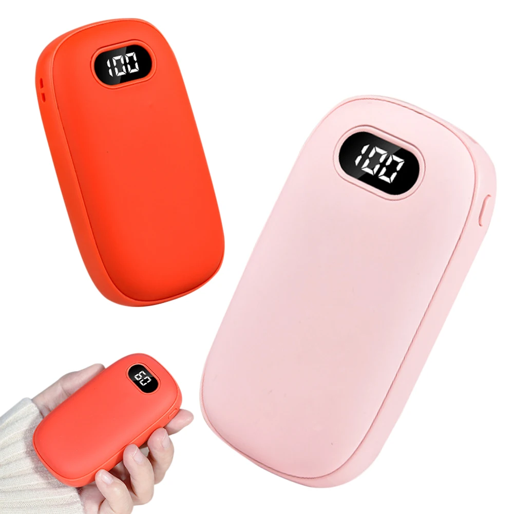 Portable Hand Warmer Power Bank USB Rechargeable Mini Hand Warmers with Digital Display 2 Temp Levels for Travel Outdoor Camping
Portable Hand Warmer Power Bank USB Rechargeable Mini Hand Warmers with Digital Display 2 Temp Levels for Travel Outdoor Camping