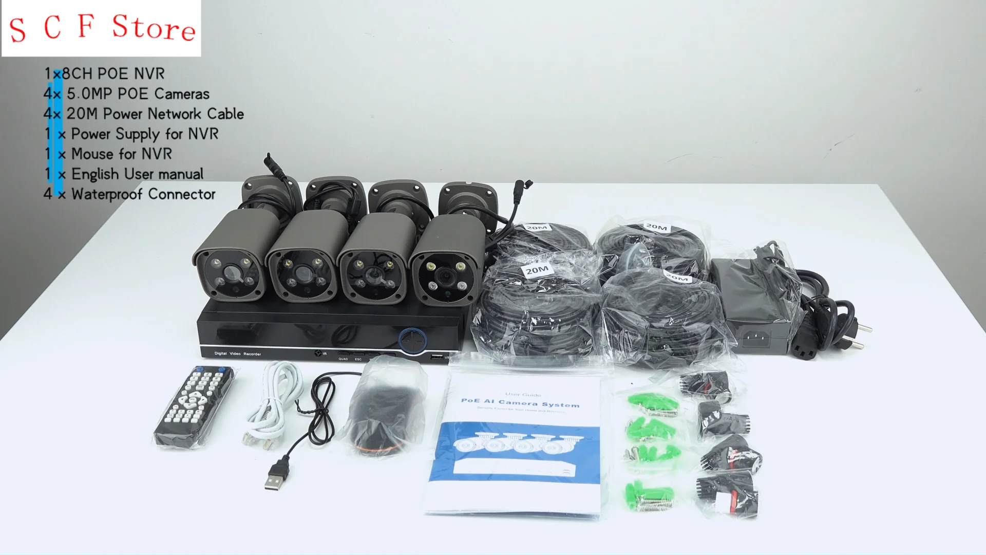 IP Camera System Two-Way Audio CCTV Security Video Surveillance System With IOS Andriod Phone App Controller
IP Camera System Two-Way Audio CCTV Security Video Surveillance System With IOS Andriod Phone App Controller