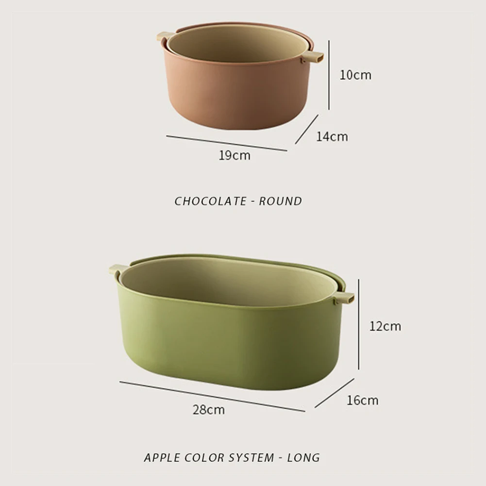 Kitchen Strainer Bowl Set 2 In 1 Double-Layer Detachable Drain Baskets 
Kitchen Strainer Bowl Set 2 In 1 Double-Layer Detachable Drain Baskets