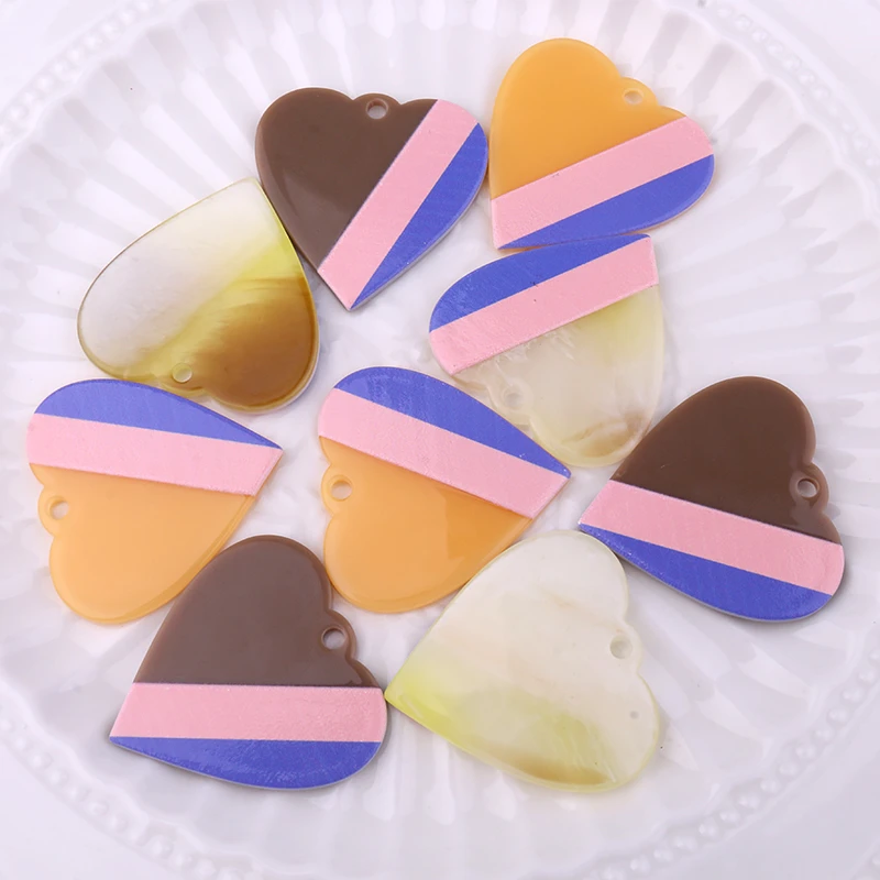 10pcs 40x40mm Mix Color Acrylic Heart Shape Charms Pendant for Earring Necklace Key Chain Wedding DIY Jewelry Making Supplies
10pcs 40x40mm Mix Color Acrylic Heart Shape Charms Pendant for Earring Necklace Key Chain Wedding DIY Jewelry Making Supplies