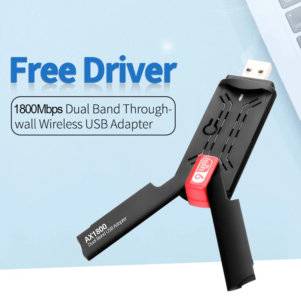 1800 Мбит/с Wi-Fi 6 USB адаптер RTL8832AU 802.11AX 2 4G/5 ГГц 3.0 Беспроводной донгл сетевая карта