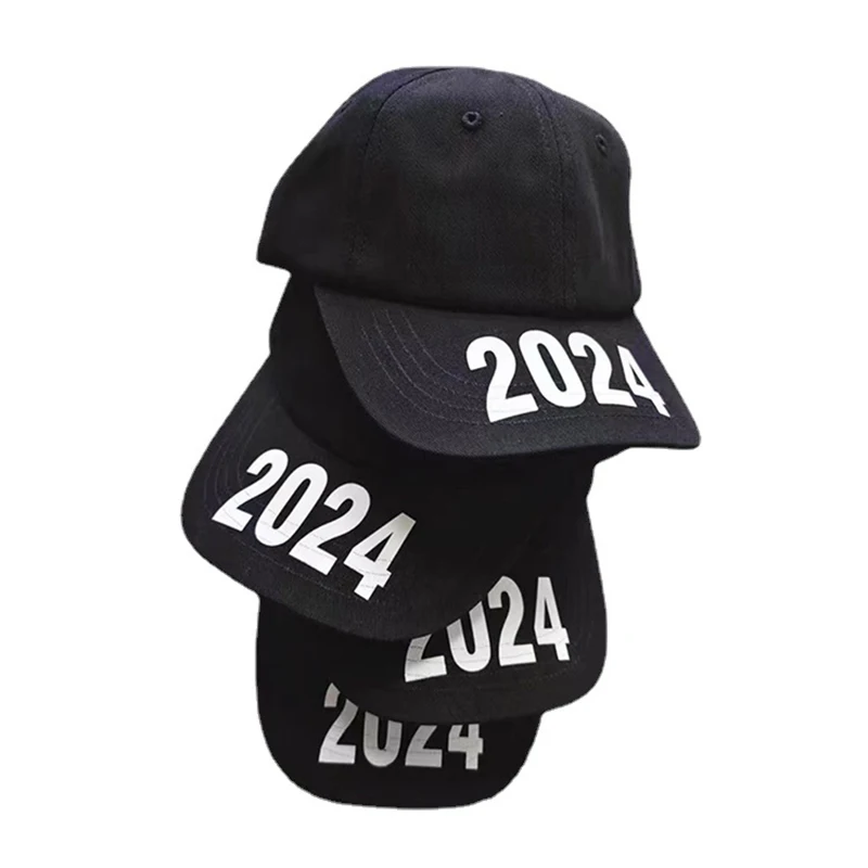 

New Fashion Kanye West Streetwear Hip Hop Baseball Cap 2024 Print Caps For Men Solid letters Black Hat casquette