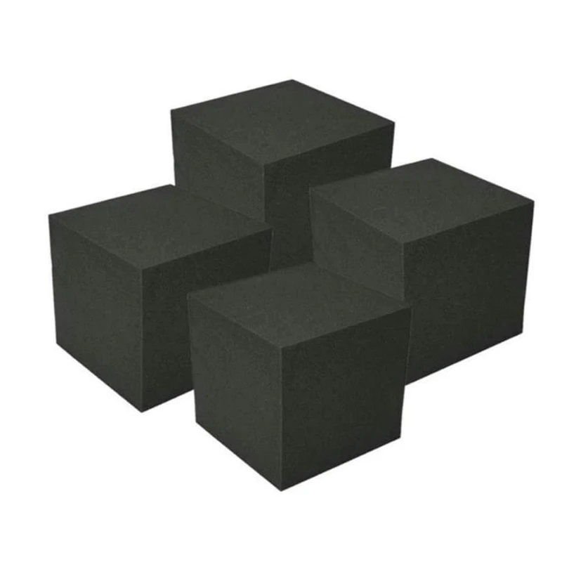 

Acoustic Panels Foam Square Corner Bass Traps Acoustic Foam Studio Wall Sound Absorption Treatment Panel 30X30X30cm