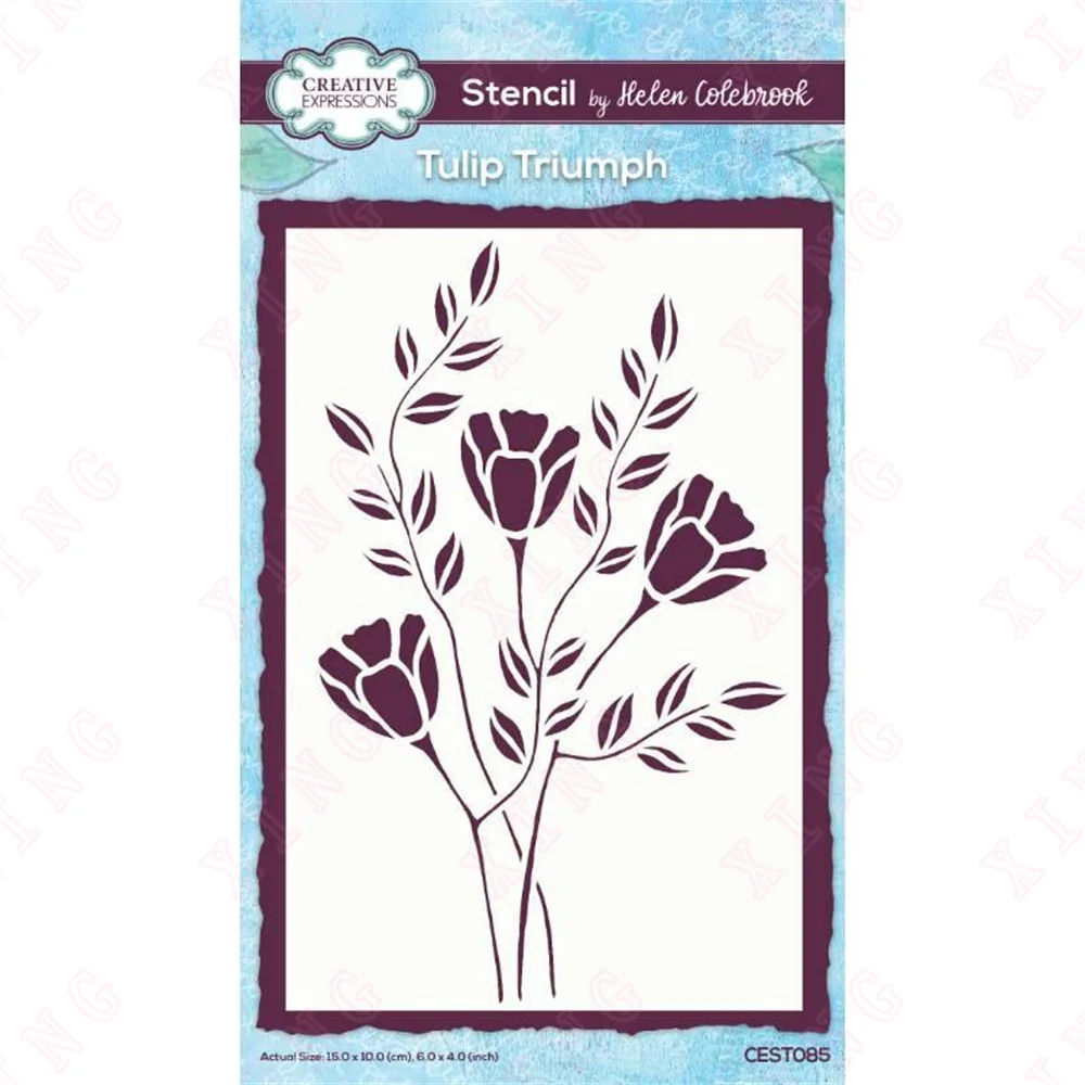 2023 Craft Paper Card Tulip Triumph Mold New Diy Layering Stencil Painting Scrapbook Coloring Embossed Album Decorative Template
2023 Craft Paper Card Tulip Triumph Mold New Diy Layering Stencil Painting Scrapbook Coloring Embossed Album Decorative Template