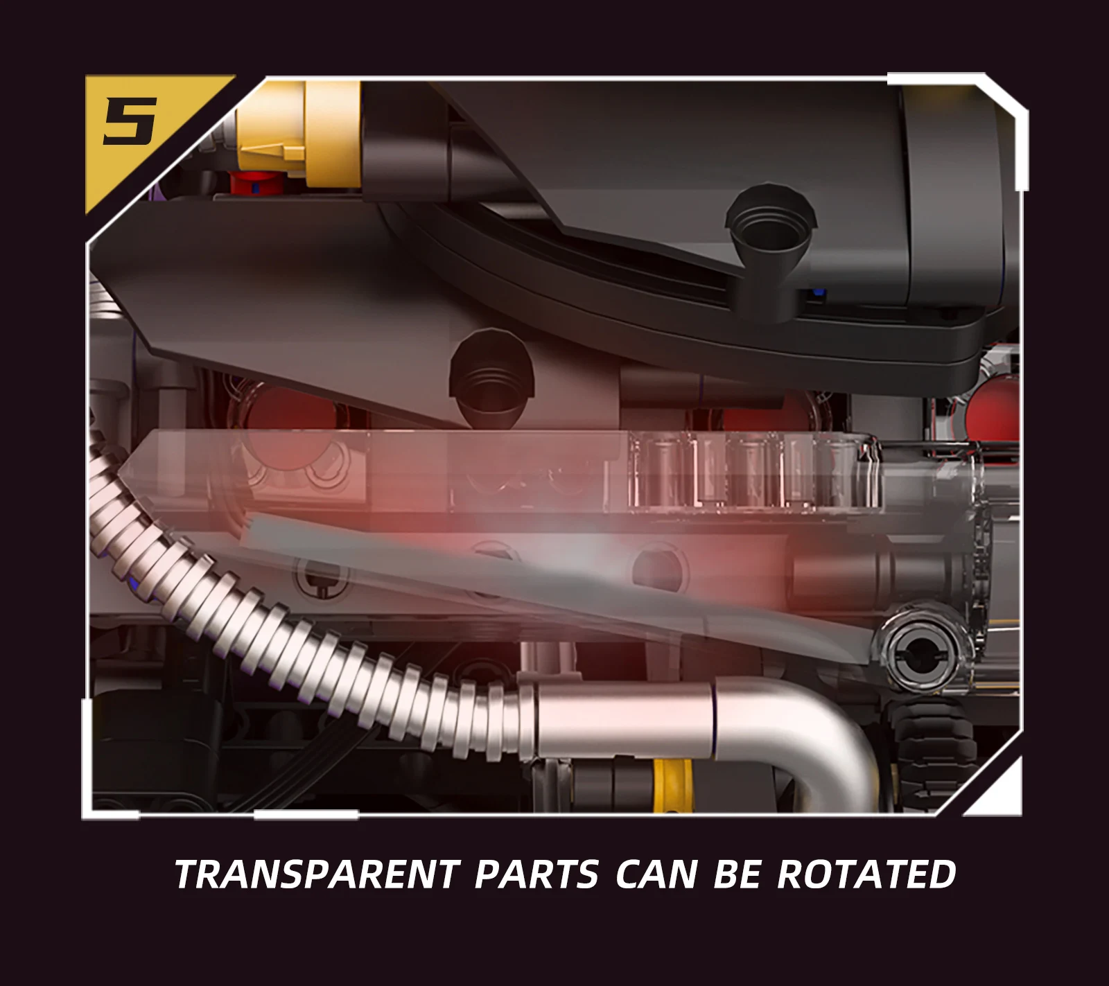 1394Pcs Technical Car Part Building Block The Motorzed V8 Engine Model Set With LED Light Assembly Brick Toys Kid Christmas Gift 1394Pcs Technical Car Part Building Block The Motorzed V8 Engine Model Set With LED Light Assembly Brick Toys Kid Christmas Gift