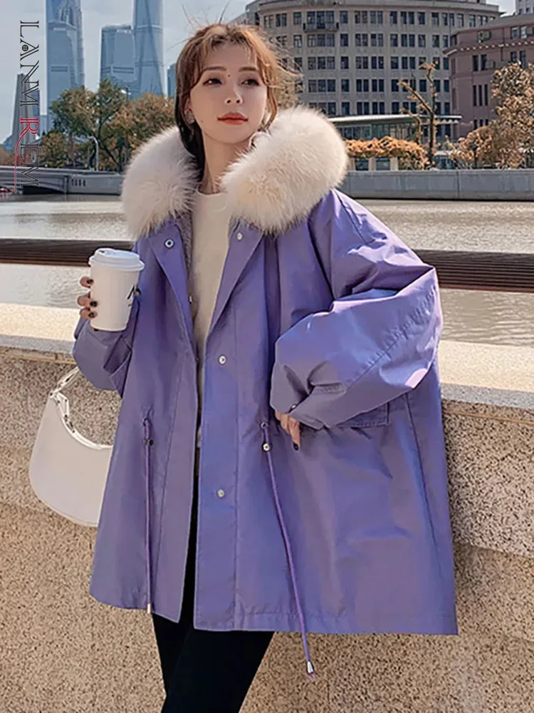 LANMREM Korean Style Mid Length Loose Winter Coat Women Contrast Color Lapel Spliced Drawstring Gathered Waist Clothing 2AA3256
LANMREM Korean Style Mid Length Loose Winter Coat Women Contrast Color Lapel Spliced Drawstring Gathered Waist Clothing 2AA3256