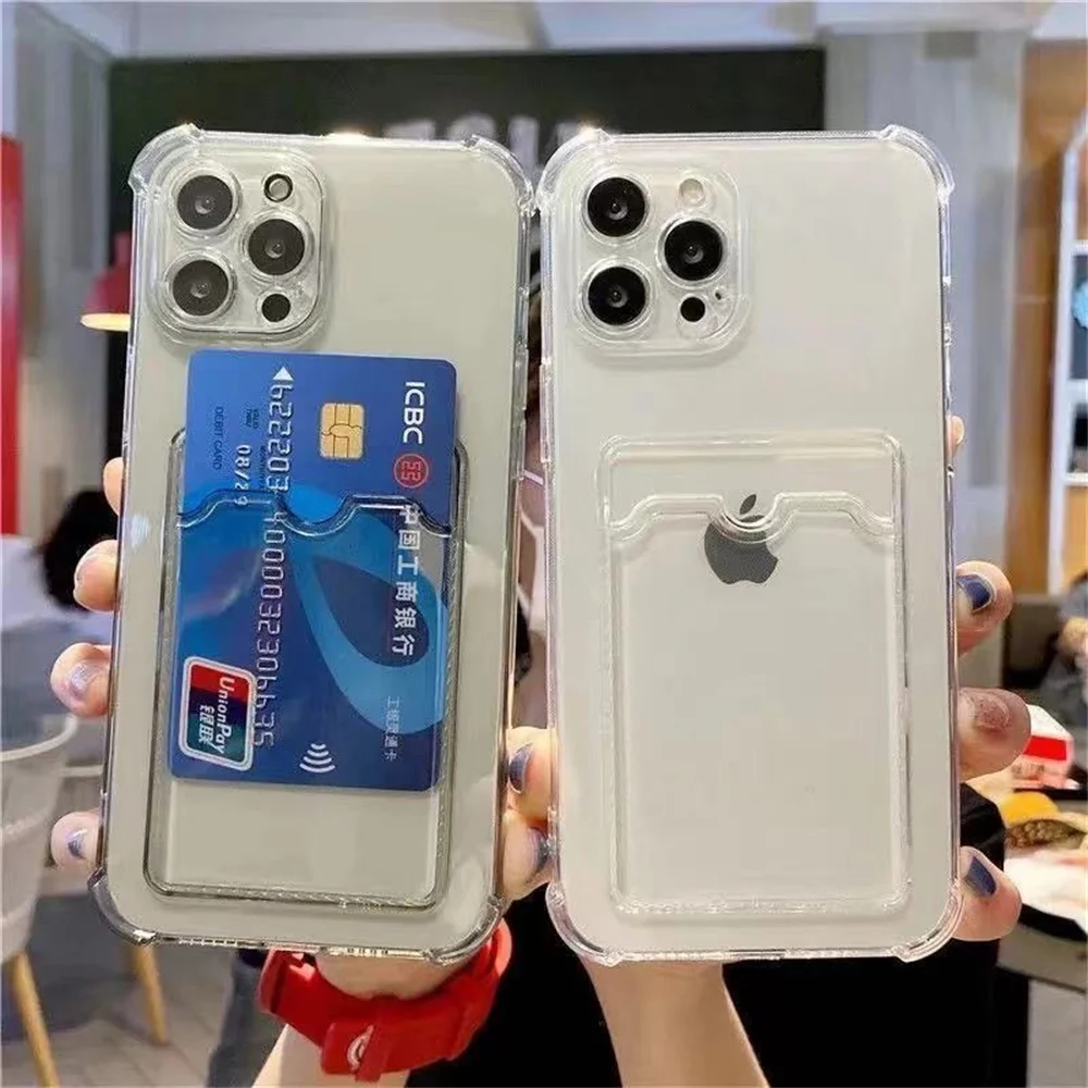 Soft Card Bag Phone Case For iPhone 15 14 13 12 11 Pro Max Mini X XS Max XR 6 7 8 Plus SE 2020 Transparent Bumper Cover
Soft Card Bag Phone Case For iPhone 15 14 13 12 11 Pro Max Mini X XS Max XR 6 7 8 Plus SE 2020 Transparent Bumper Cover