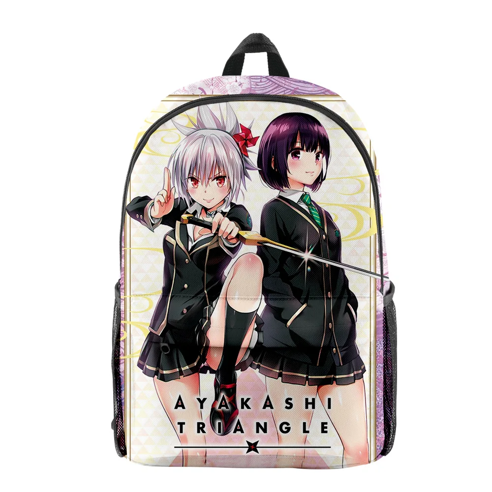 

Popular Ayakashi Triangle Anime pupil Bookbag Notebook Backpacks 3D Print Oxford Waterproof Boys/Girls Fashion Travel Backpacks