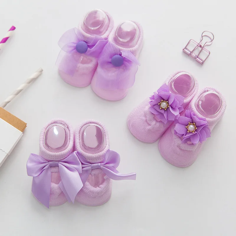 3 Pairs Baby Girl Indoor Socks Lace Bow Infant Anti Slip Socks Newborn Princess Pearl Socks Rubber Soles Children Floor Shoes
3 Pairs Baby Girl Indoor Socks Lace Bow Infant Anti Slip Socks Newborn Princess Pearl Socks Rubber Soles Children Floor Shoes