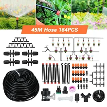 164pcs/set 45m Hose Watering Kit Home Garden Greenhouse Automatic Drip Irrigation Systems Garden Lawn Plant Landscape Watering
164pcs/set 45m Hose Watering Kit Home Garden Greenhouse Automatic Drip Irrigation Systems Garden Lawn Plant Landscape Watering