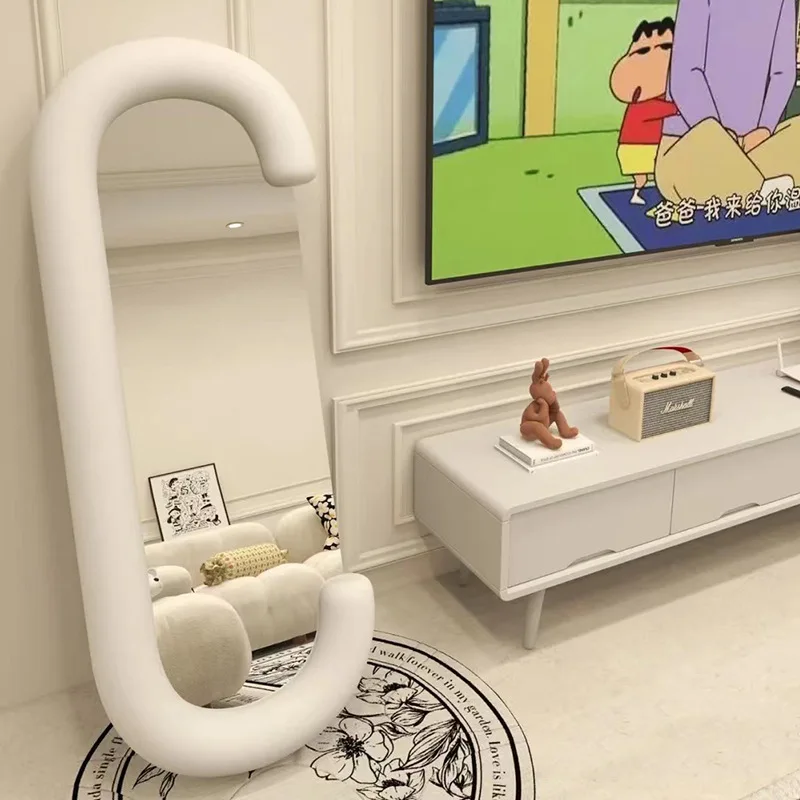 Creative Floor Mirror Full-Length Mirror Cream Style Dressing Mirror Wall Hanging
Creative Floor Mirror Full-Length Mirror Cream Style Dressing Mirror Wall Hanging