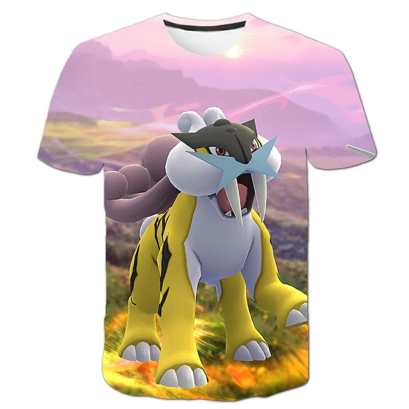 Cute children's cartoon T-shirt casual and comfortable 3D printed short sleeved for boys and girls O-neck sportswear kids' top
Cute children's cartoon T-shirt casual and comfortable 3D printed short sleeved for boys and girls O-neck sportswear kids' top