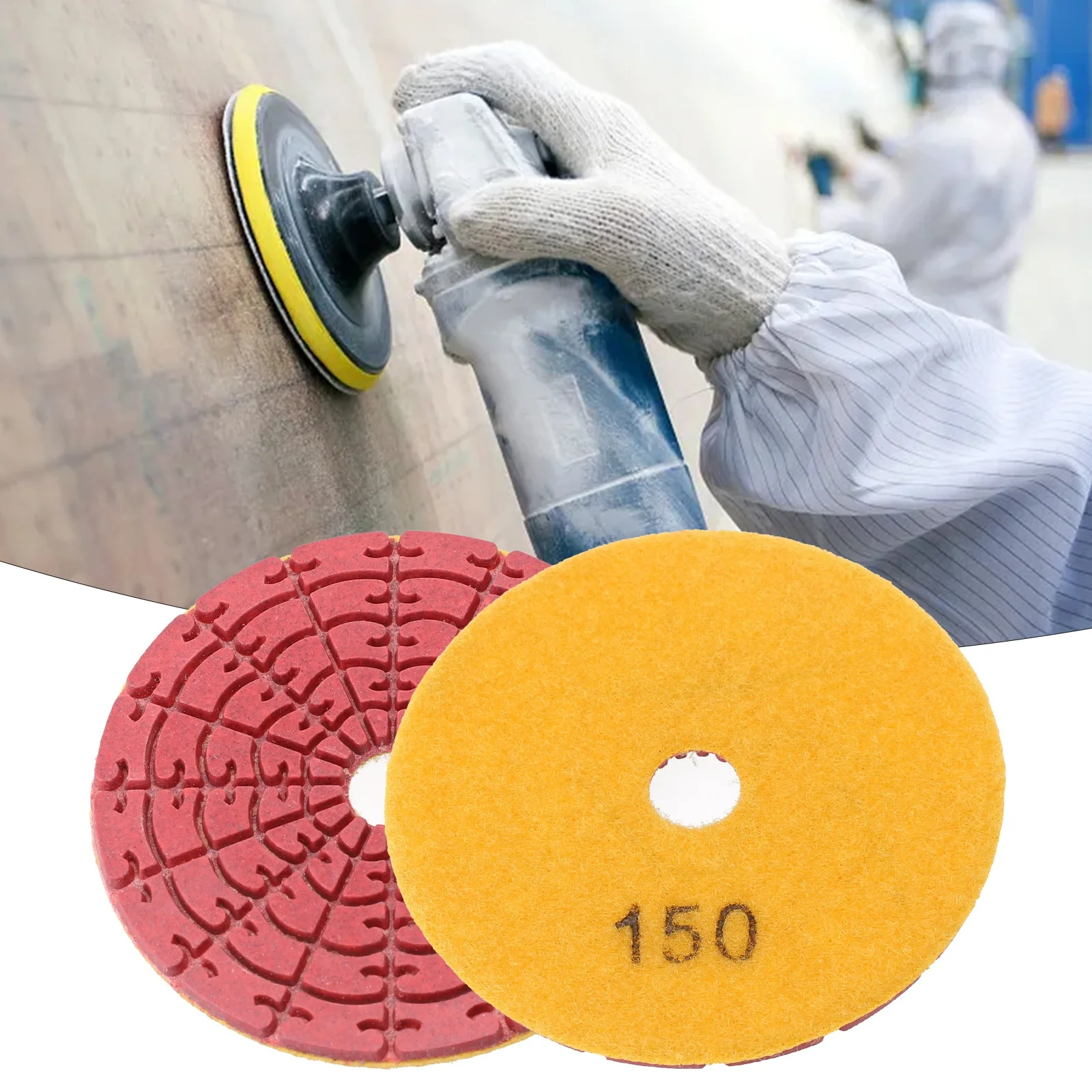 1PC Diamond Polishing Pad 4inch 100mm Grinding Granite Concrete Marble Engineered Stone For Grinder Polisher Power Tool Parts
1PC Diamond Polishing Pad 4inch 100mm Grinding Granite Concrete Marble Engineered Stone For Grinder Polisher Power Tool Parts
