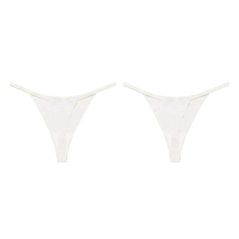 2pcs Solid Color Women's Sexy Thongs Panties Seamless Underwear Low Waist Female Briefs T-back G-Strings
2pcs Solid Color Women's Sexy Thongs Panties Seamless Underwear Low Waist Female Briefs T-back G-Strings